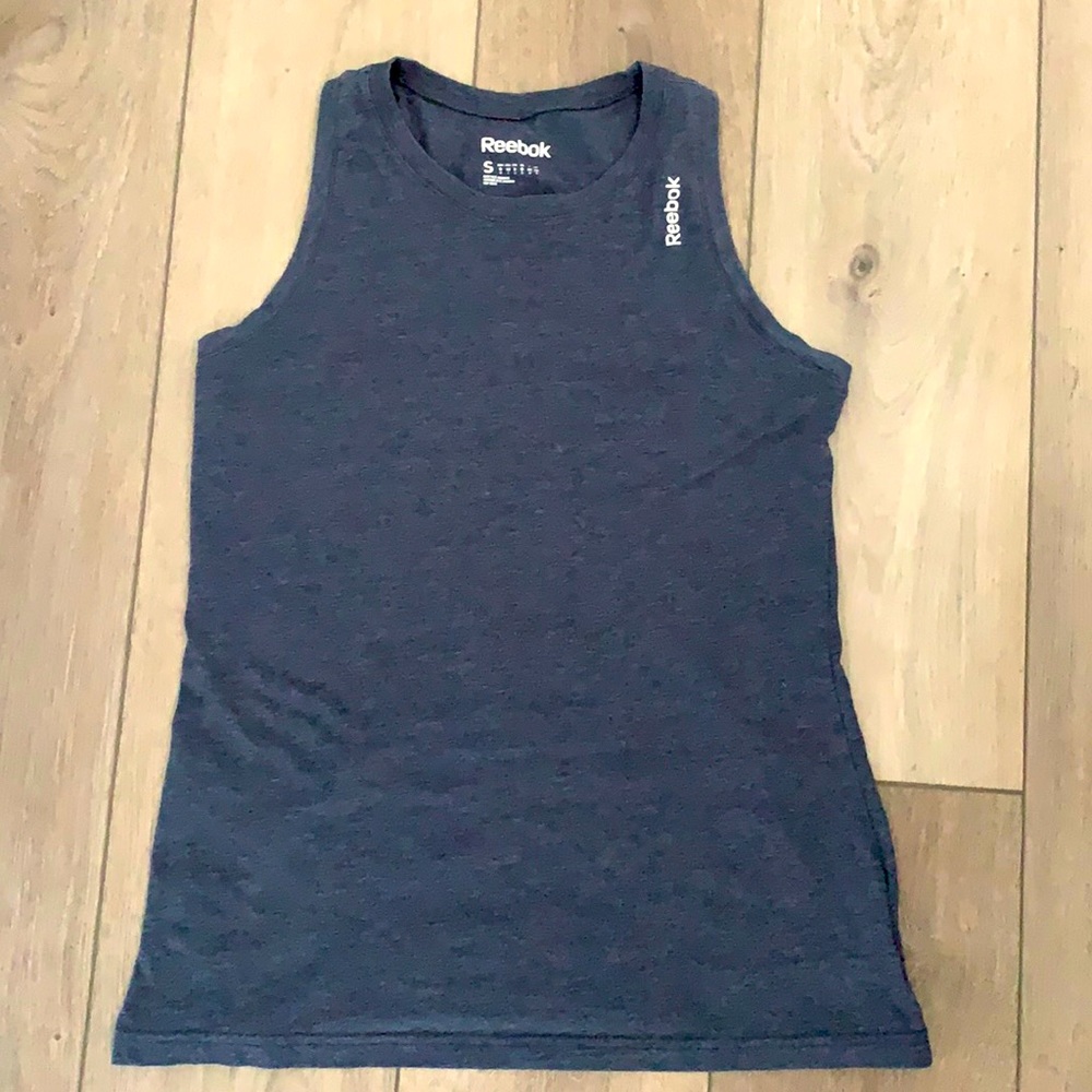 Reebok workout tank, navy, S